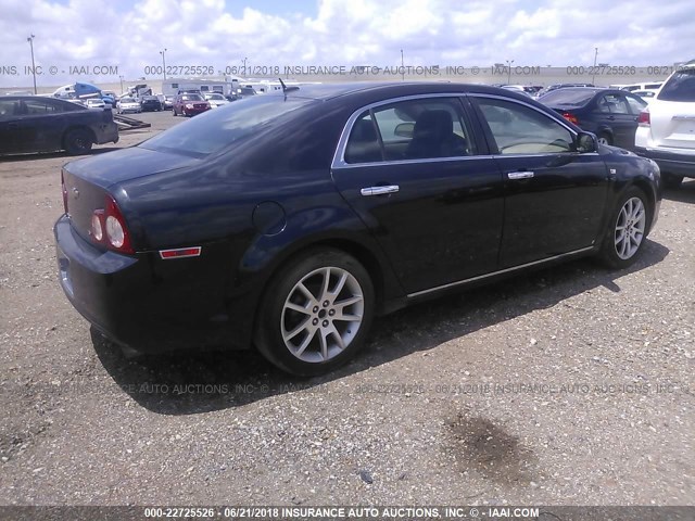 1G1ZK57788F244658 - 2008 CHEVROLET MALIBU LTZ BLACK photo 4
