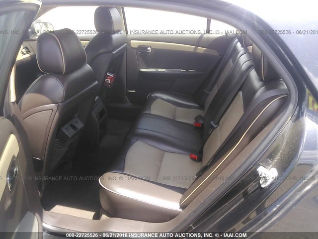 1G1ZK57788F244658 - 2008 CHEVROLET MALIBU LTZ BLACK photo 8