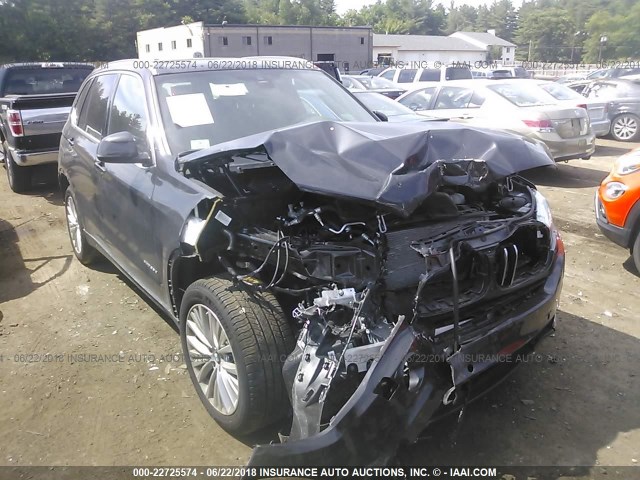 5UXKS4C36H0U05242 - 2017 BMW X5 XDRIVE35D Gris foto 1