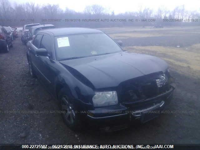 2C3KA53G57H883759 - 2007 CHRYSLER 300 TOURING BLACK photo 1