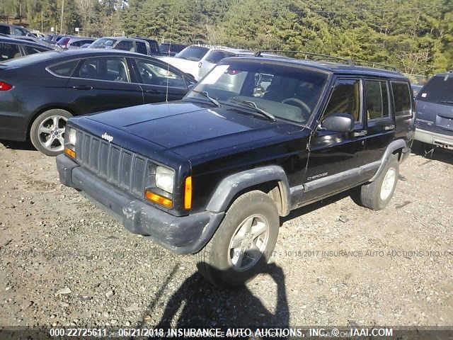 1J4FT68S0WL259812 - 1998 JEEP CHEROKEE SPORT/CLASSIC შავი ფოტო 2