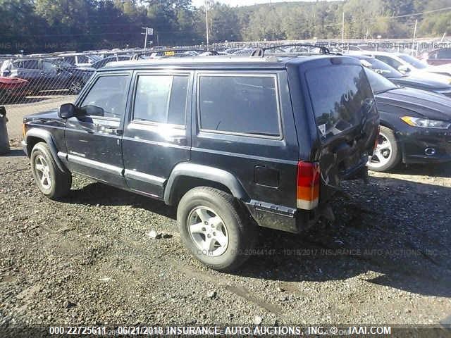 1J4FT68S0WL259812 - 1998 JEEP CHEROKEE SPORT/CLASSIC შავი ფოტო 3