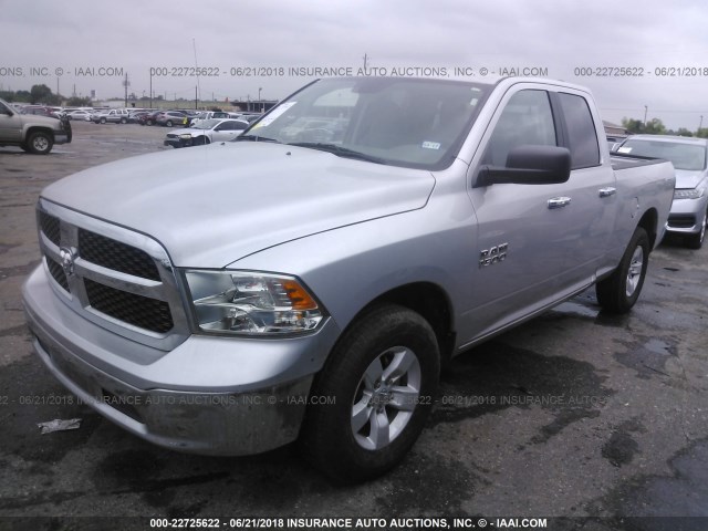 1C6RR6GG9GS164355 - 2016 RAM 1500 SLT SILVER photo 2