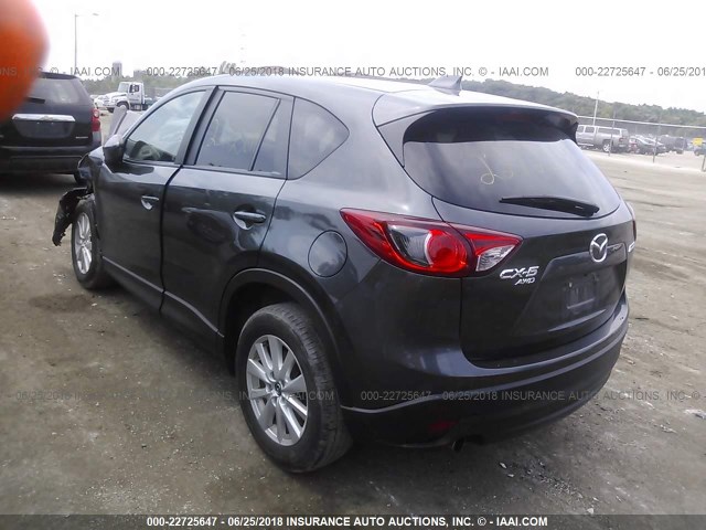 JM3KE4CY2E0387698 - 2014 MAZDA CX-5 TOURING GRAY photo 3