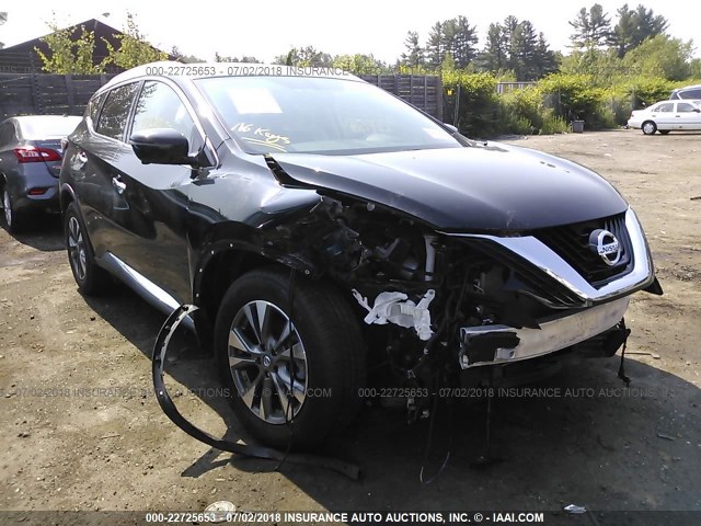 5N1AZ2MH9GN111404 - 2016 NISSAN MURANO S/SL/SV/PLATINUM BLACK photo 1