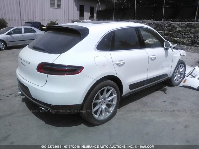 WP1AB2A53HLB15818 - 2017 PORSCHE MACAN S WHITE photo 4