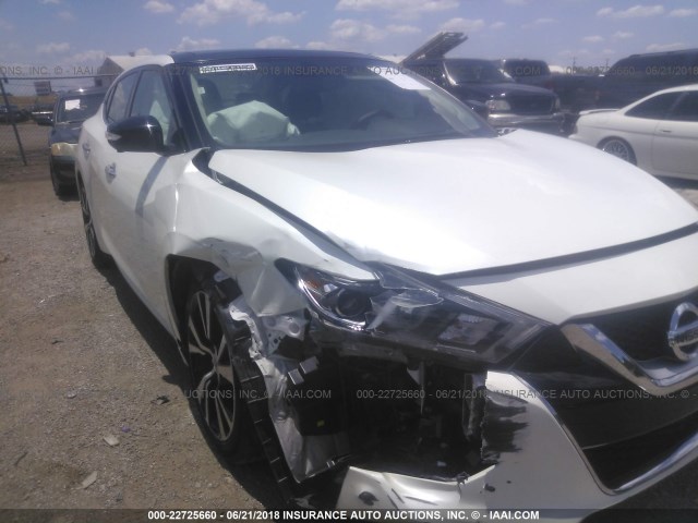 1N4AA6AP2HC448160 - 2017 NISSAN MAXIMA 3.5S/SV/SL/SR/PLAT WHITE photo 6