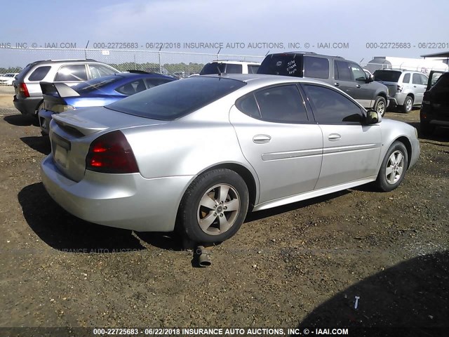 2G2WP552161254718 - 2006 PONTIAC GRAND PRIX SILVER photo 4