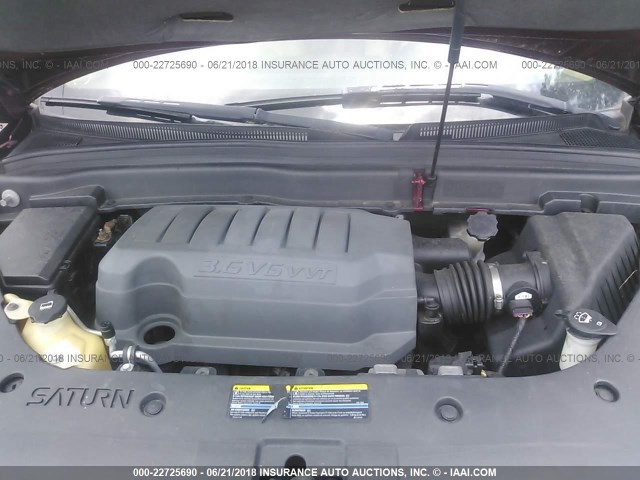 5GZER33747J111112 - 2007 SATURN OUTLOOK SPECIAL წითელი ფოტო 10