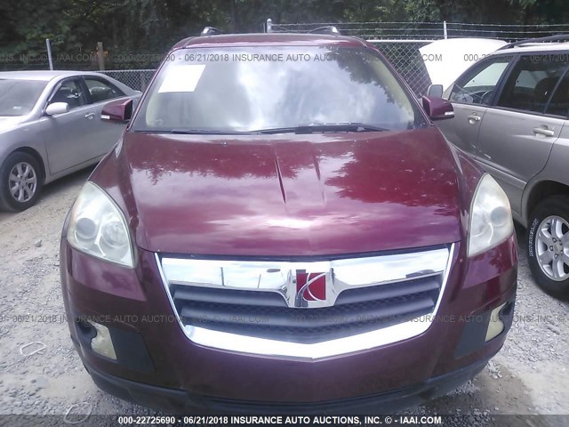 5GZER33747J111112 - 2007 SATURN OUTLOOK SPECIAL წითელი ფოტო 6
