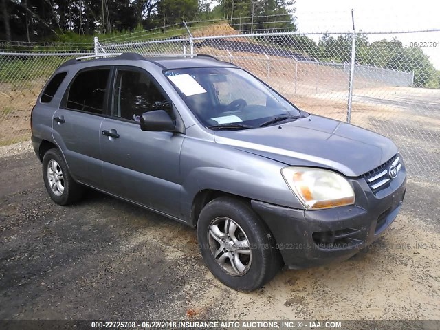 KNDJF723867173980 - 2006 KIA NEW SPORTAGE  GRAY photo 1