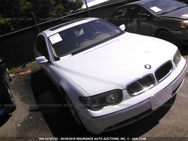 WBAGN634X3DR14834 - 2003 BMW 745 LI WHITE photo 1