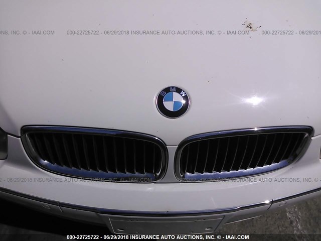 WBAGN634X3DR14834 - 2003 BMW 745 LI WHITE photo 10