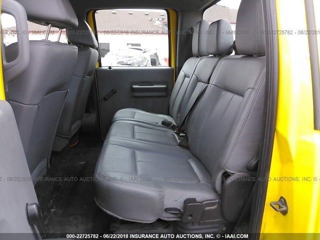 1FT8W3A64BEA95822 - 2011 FORD F350 SUPER DUTY YELLOW photo 7