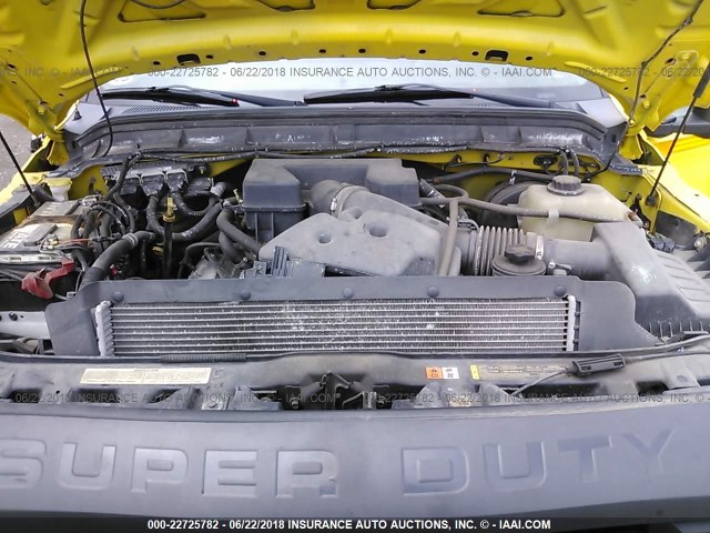 1FT8W3A64BEA95822 - 2011 FORD F350 SUPER DUTY YELLOW photo 9