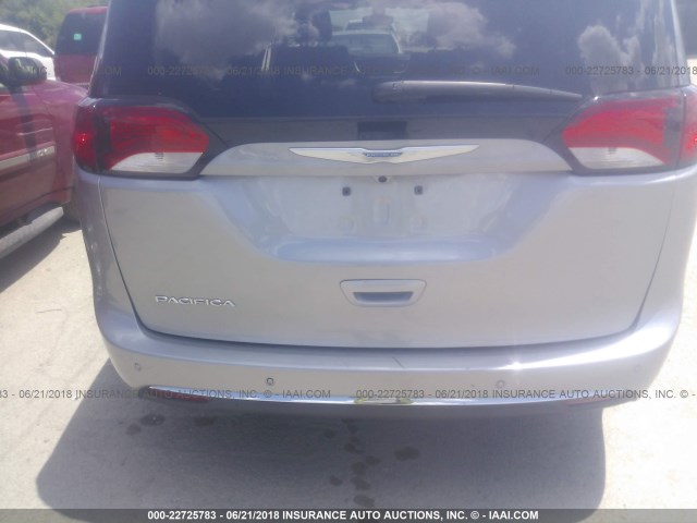 2C4RC1BGXHR687908 - 2017 CHRYSLER PACIFICA TOURING L ვერცხლისფერი ფოტო 6