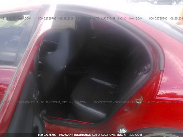 1B3ES66S84D583333 - 2004 DODGE NEON SRT-4 RED photo 8