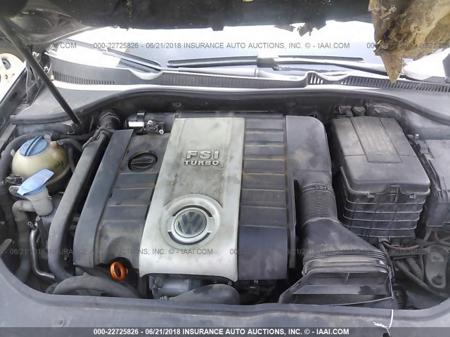 WVWEV71KX6W118319 - 2006 VOLKSWAGEN NEW GTI GRAY photo 10