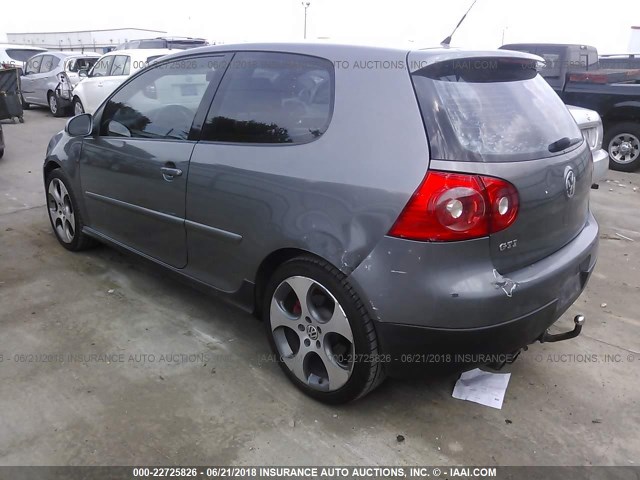 WVWEV71KX6W118319 - 2006 VOLKSWAGEN NEW GTI GRAY photo 3