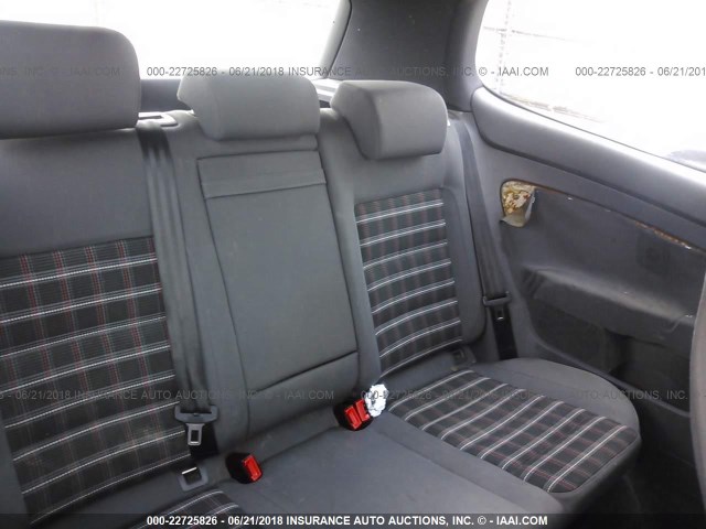 WVWEV71KX6W118319 - 2006 VOLKSWAGEN NEW GTI GRAY photo 8