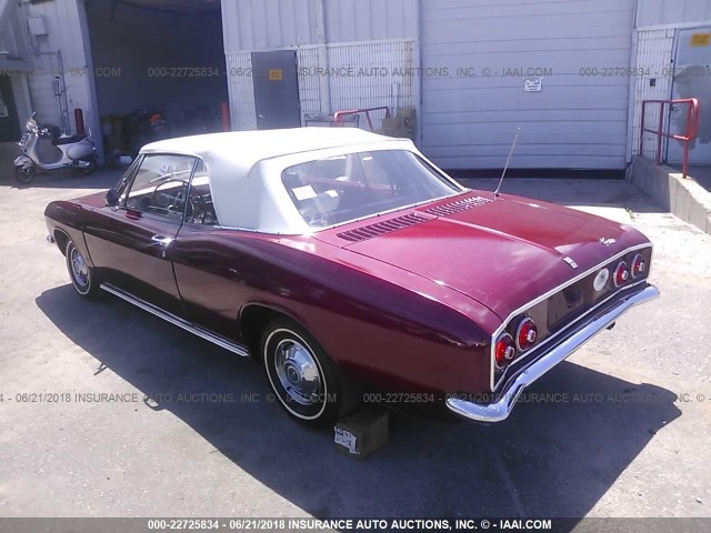 105676W188613 - 1966 CHEVROLET CORVAIR RED photo 3