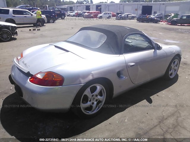 WP0CB2984YS660098 - 2000 PORSCHE BOXSTER S SILVER photo 4