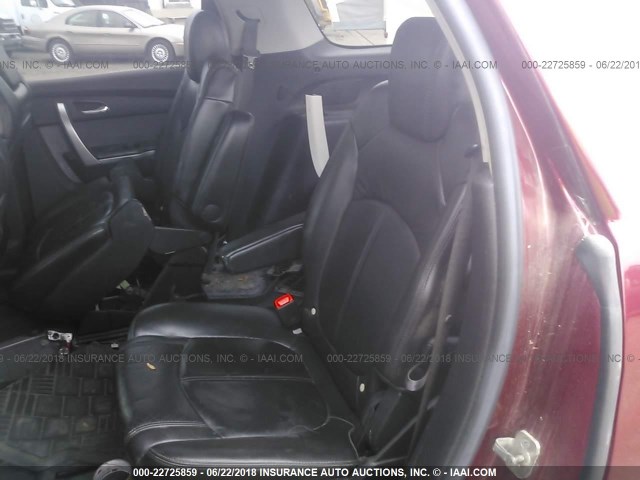 1GKER23738J230982 - 2008 GMC ACADIA SLT-1 BURGUNDY photo 8