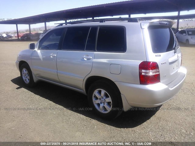 JTEGF21A520049712 - 2002 TOYOTA HIGHLANDER LIMITED SILVER photo 3