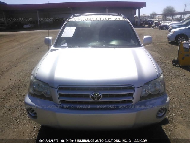 JTEGF21A520049712 - 2002 TOYOTA HIGHLANDER LIMITED SILVER photo 6