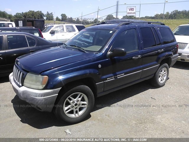 1J4GW48S84C317324 - 2004 JEEP GRAND CHEROKEE LAREDO/COLUMBIA/FREEDOM 蓝色 照片 2
