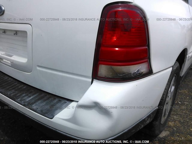 2FMZA576X4BA07730 - 2004 FORD FREESTAR SES WHITE photo 6