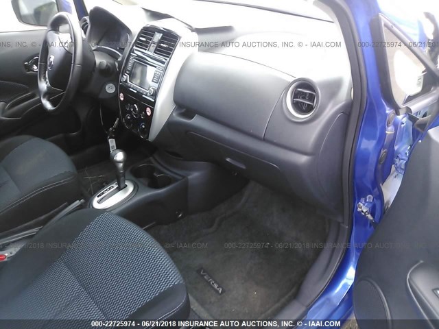 3N1CE2CP4GL402770 - 2016 NISSAN VERSA NOTE S/S PLUS/SV/SL/SR BLUE photo 5