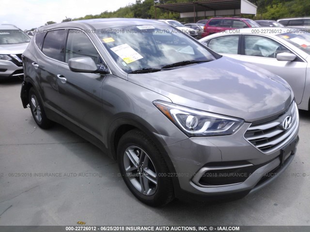 5XYZT3LB5JG540937 - 2018 HYUNDAI SANTA FE SPORT  TAN photo 1