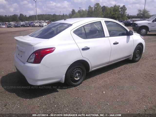 3N1CN7AP4HL867762 - 2017 NISSAN VERSA S/S PLUS/SV/SL WHITE photo 4