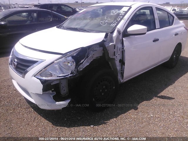 3N1CN7AP4HL867762 - 2017 NISSAN VERSA S/S PLUS/SV/SL WHITE photo 6