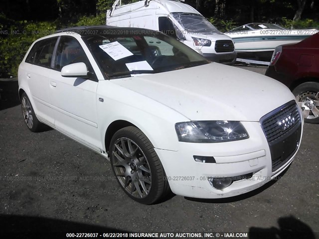 WAUNF78P56A051881 - 2006 AUDI A3 2.0 PREMIUM WHITE photo 1