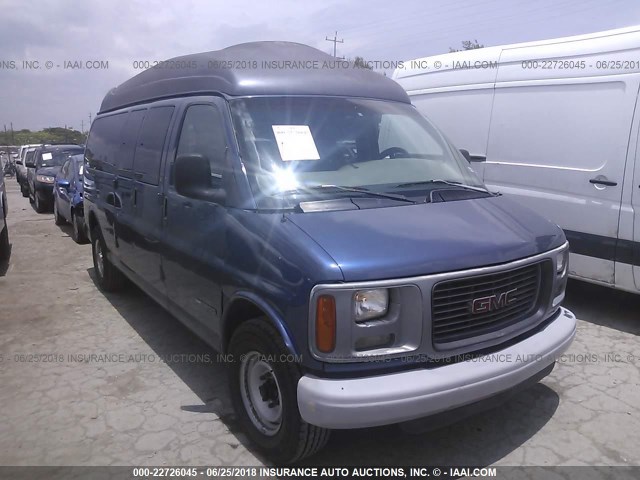 1GJHG39R1V1083837 - 1997 GMC SAVANA G3500 BLUE photo 1