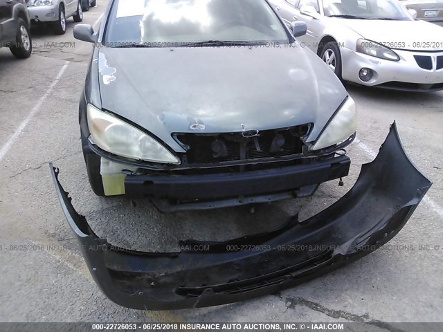 4T1BE32K22U562807 - 2002 TOYOTA CAMRY LE/XLE/SE Yaşıl foto 6