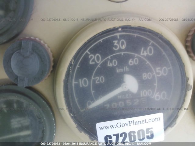 021173 - 1986 AM GENERAL HUMMER  BEIGE photo 7