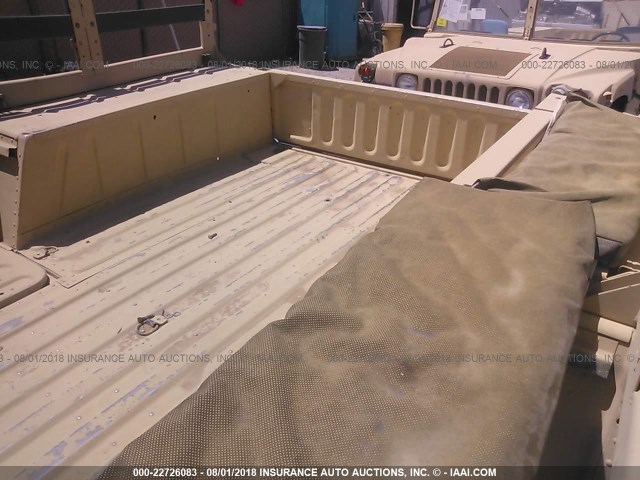 021173 - 1986 AM GENERAL HUMMER  BEIGE photo 8