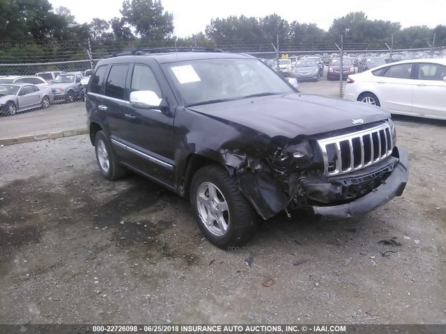 1J4HR58N75C606370 - 2005 JEEP GRAND CHEROKEE LIMITED GRAY photo 1