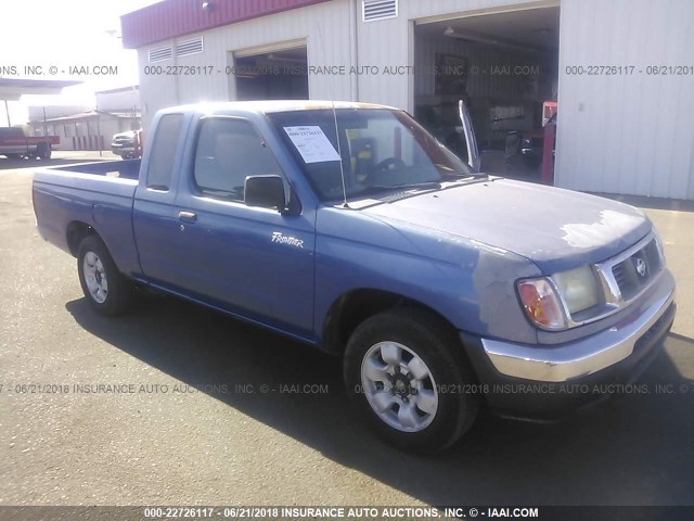 1N6DD26S1XC340595 - 1999 NISSAN FRONTIER KING CAB XE/KING CAB SE BLUE photo 1