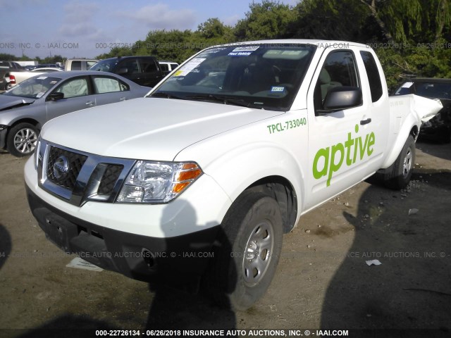 1N6BD0CTXGN738076 - 2016 NISSAN FRONTIER S/SV WHITE photo 2