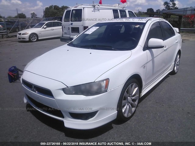 JA3AU86U38U002992 - 2008 MITSUBISHI LANCER GTS თეთრი ფოტო 6