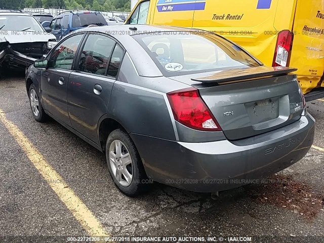 1G8AJ55FX6Z140504 - 2006 SATURN ION LEVEL 2 GRAY photo 3