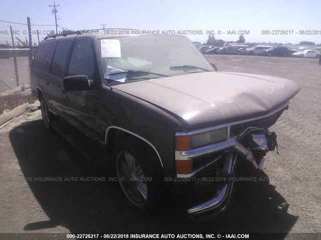 3GNEC16R5XG236505 - 1999 CHEVROLET SUBURBAN C1500 MAROON photo 1