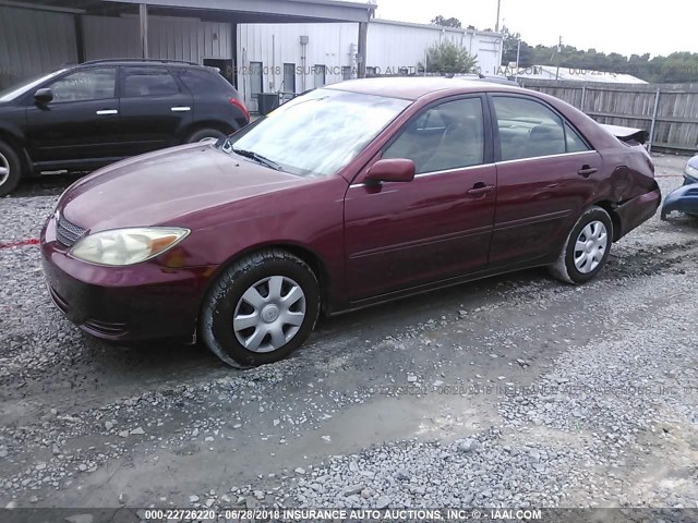 4T1BE32K84U334684 - 2004 TOYOTA CAMRY LE/XLE/SE 勃艮第红 照片 2