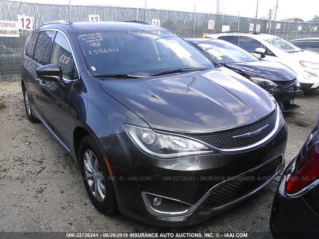 2C4RC1BGXJR152020 - 2018 CHRYSLER PACIFICA TOURING L Մոխրագույն լուսանկար 1