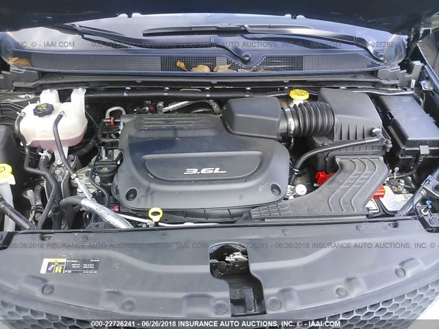 2C4RC1BGXJR152020 - 2018 CHRYSLER PACIFICA TOURING L Մոխրագույն լուսանկար 10