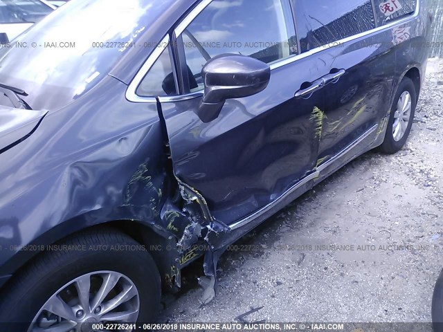 2C4RC1BGXJR152020 - 2018 CHRYSLER PACIFICA TOURING L Մոխրագույն լուսանկար 6